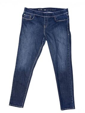 Levi’s Women’s Pull On Jeans Jegging SZ 16 High-Rise Skinny Denim Dark #365